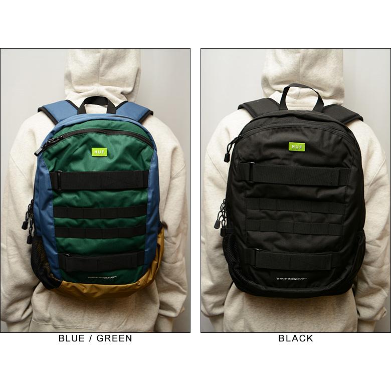 ハフ リュック HUF MISSION BACK PACK リュック BAG バックパック デイパック スケーター