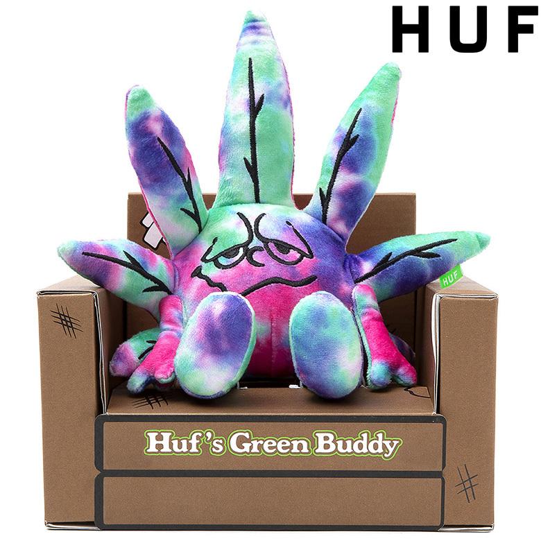 huf 420 GREEN BUDDY TIEDYE PLUSH ぬいぐるみ HUF（ハフ） （ ハフ プラッシュトイ ）HUF GREEN BUDDY TYE DYE PLUSH