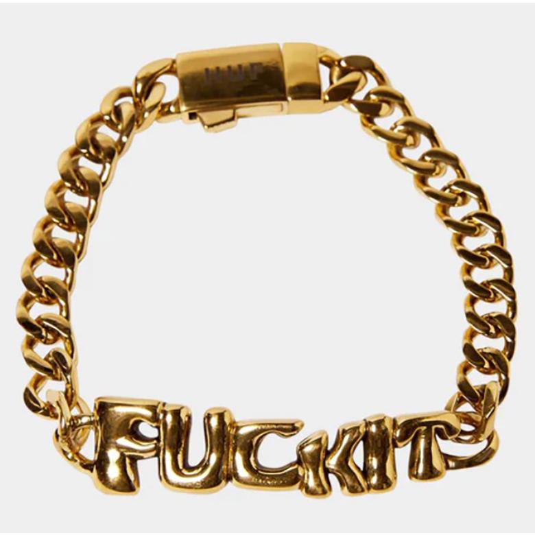 HUF（ハフ） ブレスレット HUF FUCK IT WARPED ID BRACELET