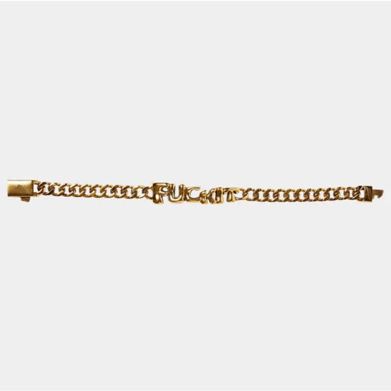 HUF（ハフ） ブレスレット HUF FUCK IT WARPED ID BRACELET 