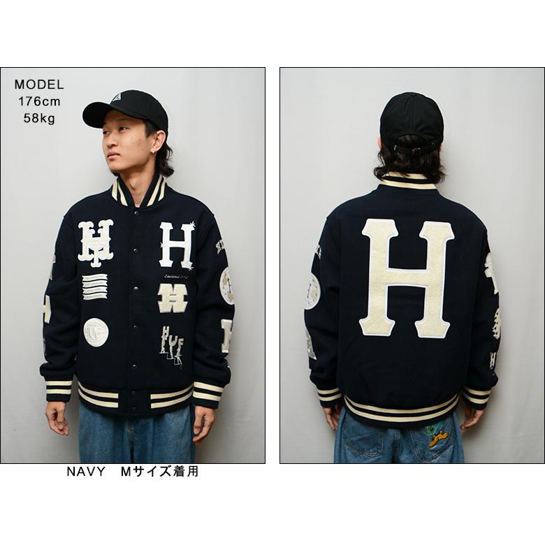 HUF ハフ ジャケット 20 YEAR CLASSIC H VARSITY JACKET HUF ハフ ジャケット 20 YEAR CLASSIC H VARSITY JACKET