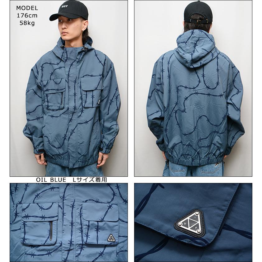 ハフ ジャケット HUF RESERVOIR JACKET フードジャケット アウター ナイロンジャケット マウンテンパーカー パーカー ハフパーカー ハフ ジャケット スケーター｜pajaboo｜08