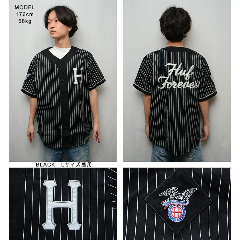 HUF （ ハフ ベースボールシャツ ） FOREVER BASEBALL JERSEY