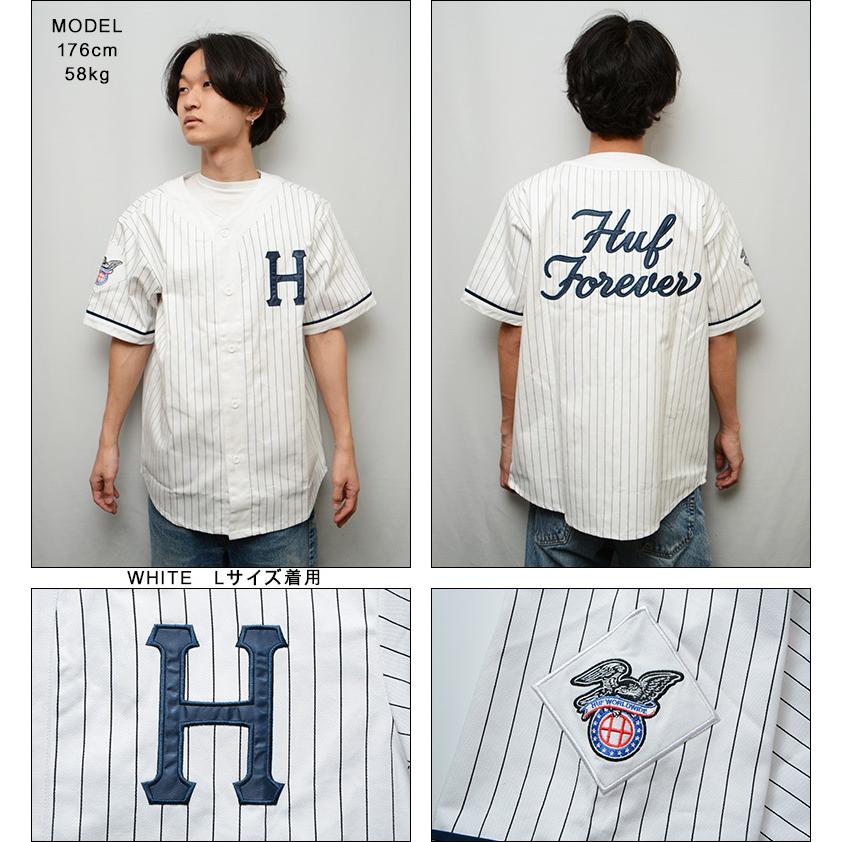 HUF（ハフ） （ ハフ ベースボールシャツ ） HUF FOREVER BASEBALL