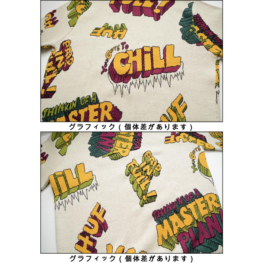 HUF（ハフ） セーター HUF PAID IN FULL CREW SWEATER ニット クルー