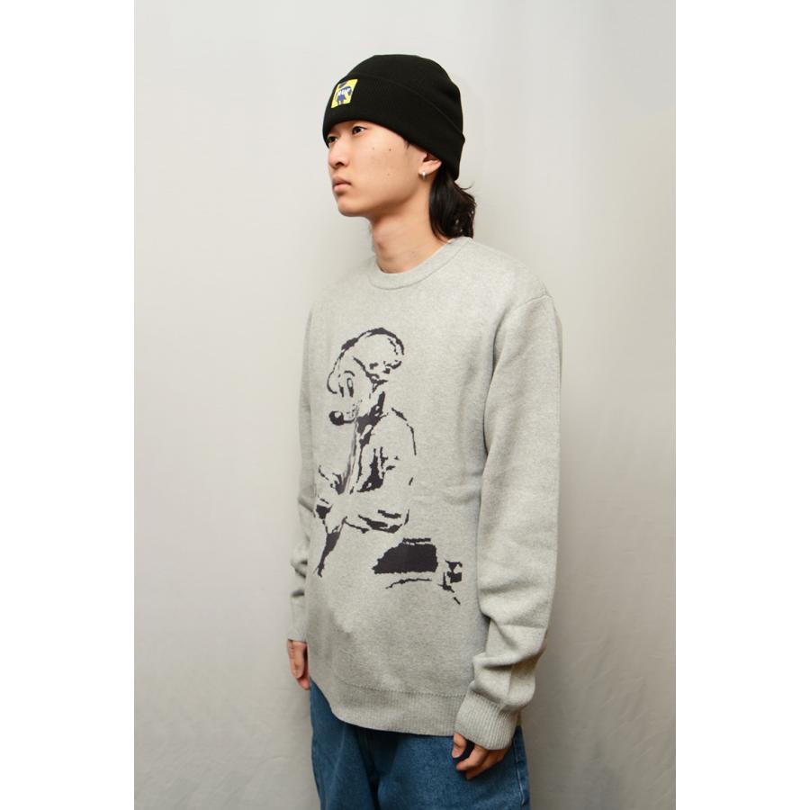 HUF（ハフ） セーター HUF x GIRL MOUSE INTARSIA SWEATER クルー