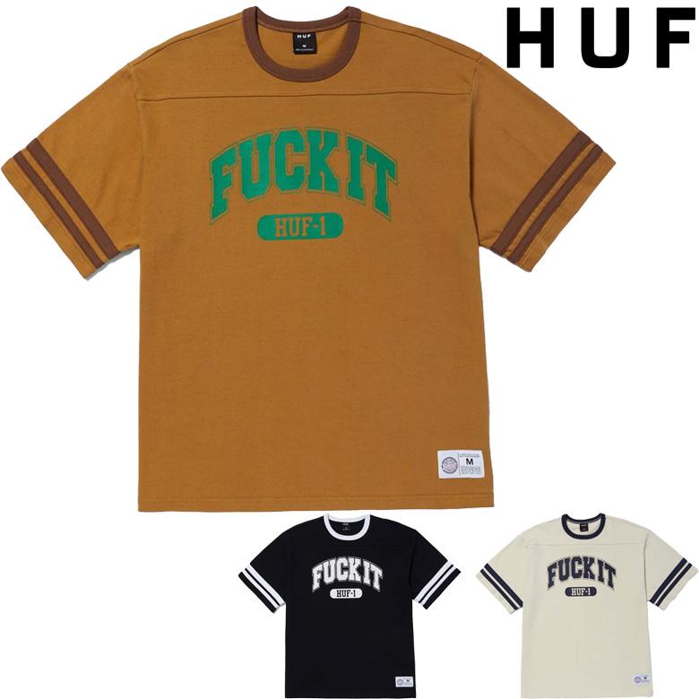 HUF ハフ Tシャツ FUCK IT FOOTBALL SHIRT フットボールシャツ