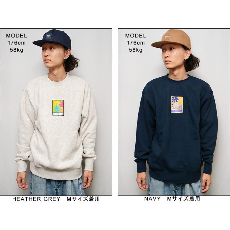 HUF（ハフ） トレーナー HUF MORNING GLORY CREW NECK クルーネック