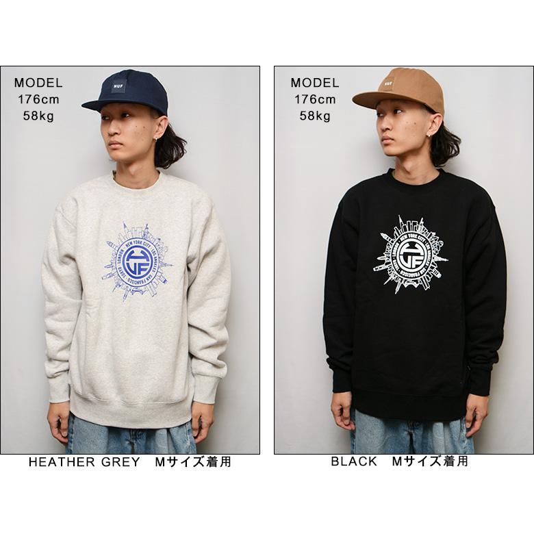 ハフ トレーナー HUF INTERNATIONALLY KNOW CREW NECK クルーネック スウェット スケーター｜pajaboo｜07