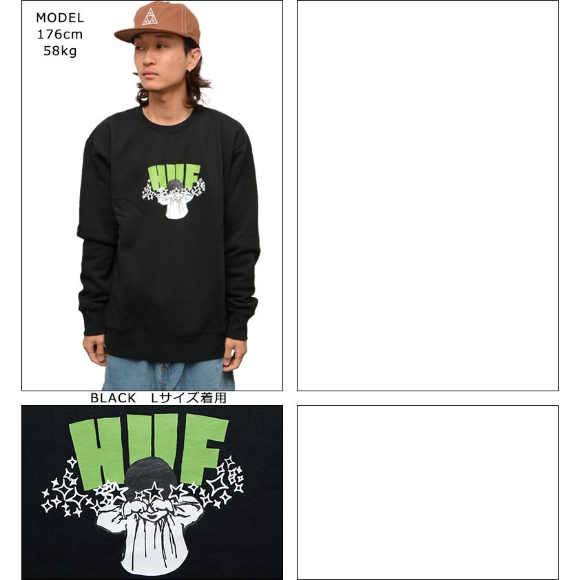 HUF（ハフ） トレーナー HUF DAZED CREW NECK スウェット クルーネック