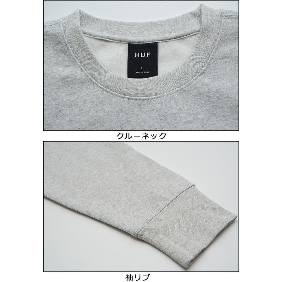 HUF（ハフ） トレーナー HUF ARCH APPLIQUE CREW NECK スウェット