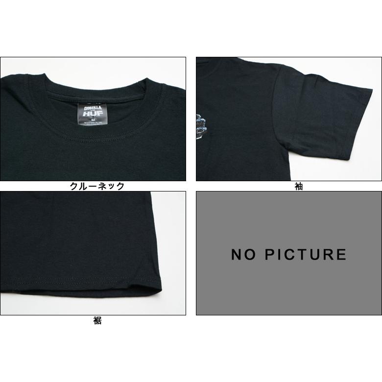 関税送料込♪HUF/GODZILLA BAR LOGO SS TEE HUF 【並行輸入】ハフ 半袖Tシャツ GODZILLA BAR LOGO S TEE
