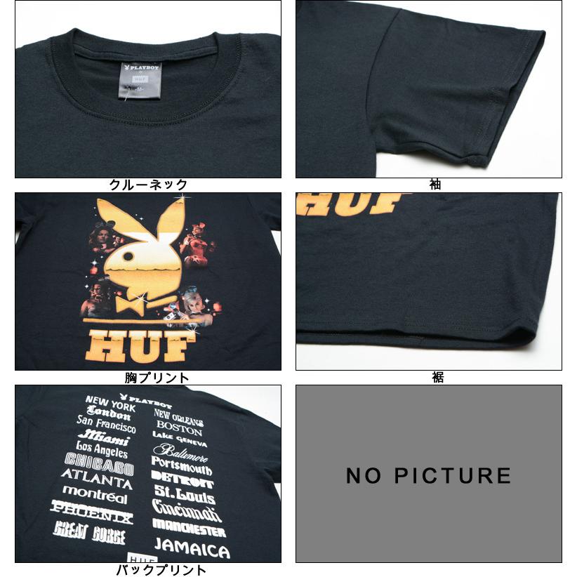 HUF（ハフ） HUF x PLAYBOY CLUB TOUR S/S TEE Tシャツ プリントT 半袖