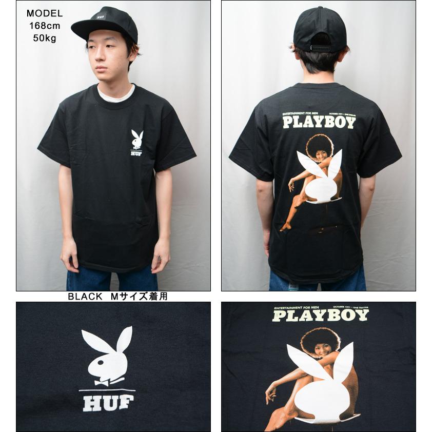 HUF（ハフ） HUF x PLAYBOY OCTOBER 1971 S/S TEE Tシャツ プリントT