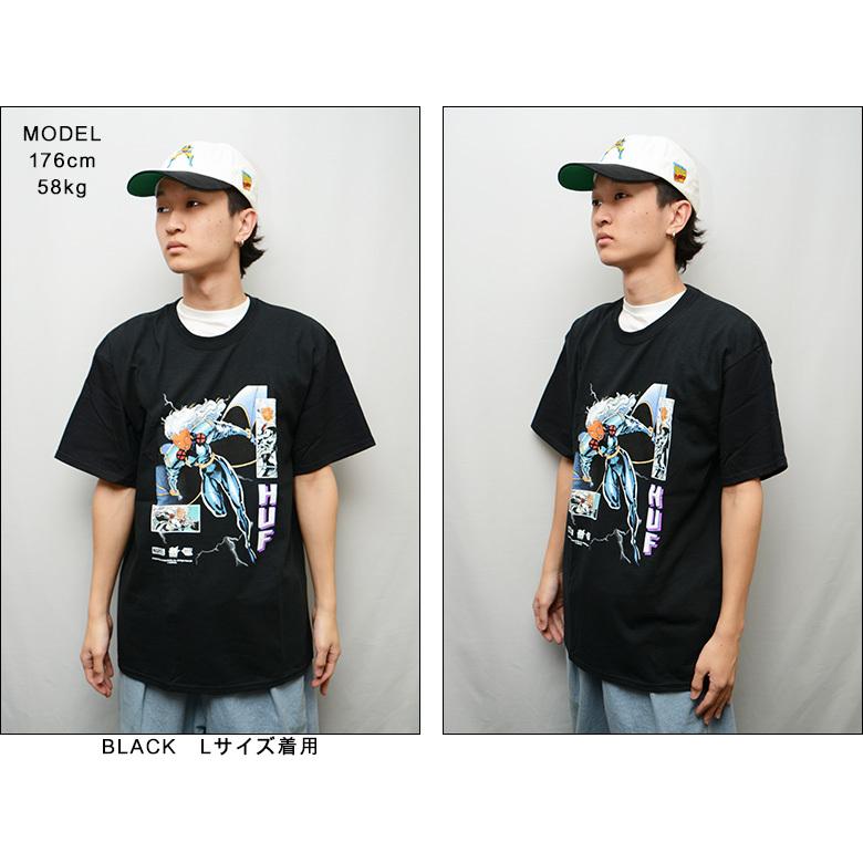 ★米国発/送関込*HUF×MARVEL*新作*STORMプリントTシャツ★ HUF （ ハフ Tシャツ ） x MARVEL STORM S/S TEE マーベル
