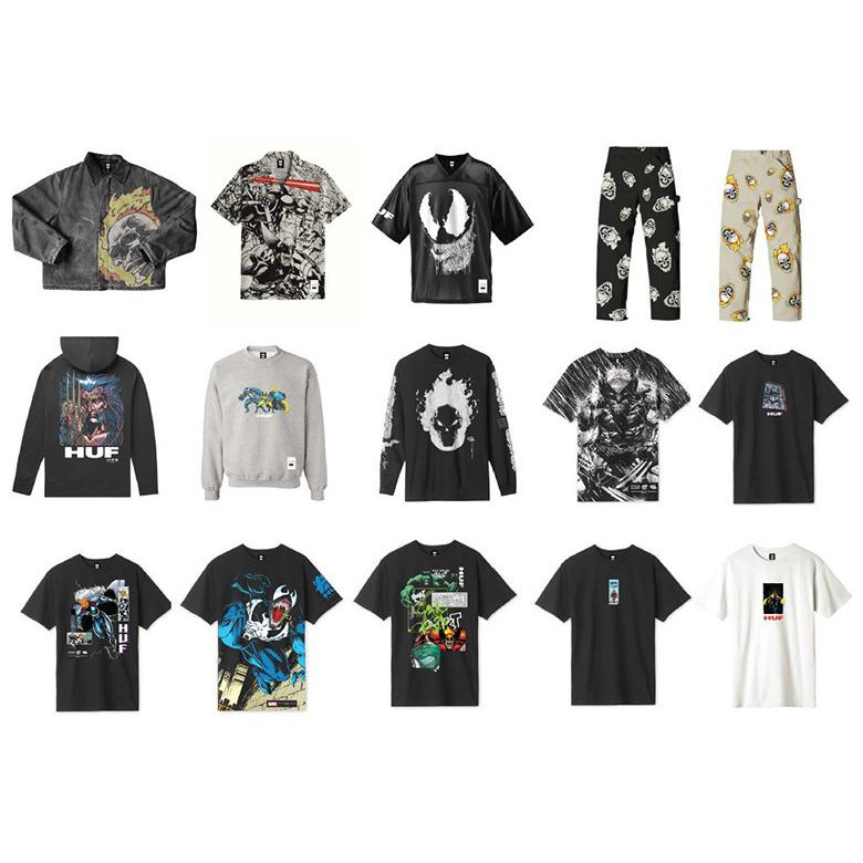 ★米国発/送関込*HUF×MARVEL*新作*STORMプリントTシャツ★ HUF （ ハフ Tシャツ ） x MARVEL STORM S/S TEE マーベル