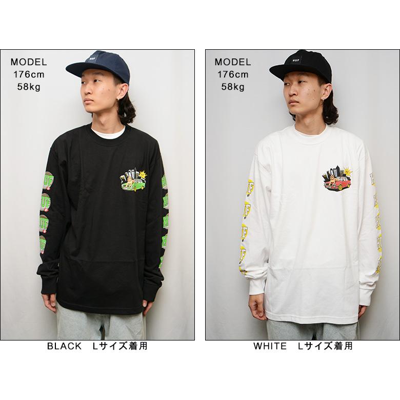 HUF FR2★色情兎 スケボー バックプリント 長袖Tシャツ ロンT 白 L HUF FR2☆色情兎 スケボー バックプリント 長袖Tシャツ ロンT 白 L