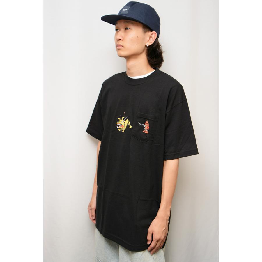 HUF（ハフ） Tシャツ HUF JUNKYARD DOG S/S POCKET TEE 半袖T T-SHIRT