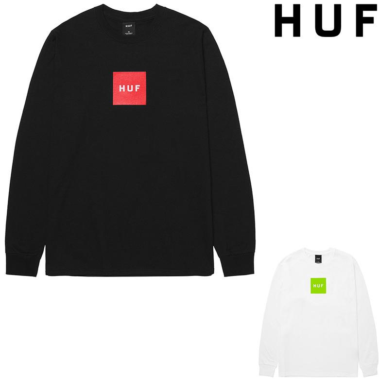 HUF（ハフ） （ ハフ ロンT ） HUF ESSENTIALS BOX LOGO L/S TEE ロングスリーブT Tシャツ T ...