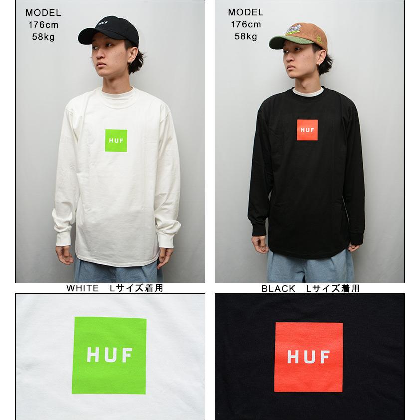 HUF（ハフ） （ ハフ ロンT ） HUF ESSENTIALS BOX LOGO L/S TEE ロングスリーブT Tシャツ T ...