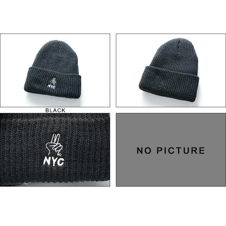 oMA NY ニット帽 oMA /NY Logo Beanie (Black) | BINGOSTAR ・ ビンゴスター