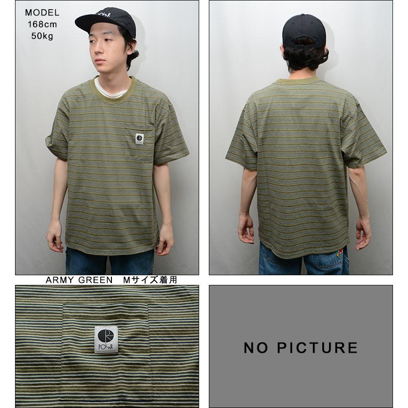 POLAR SKATE CO. STRIPE POCKET TEE ポーラースケートカンパニー T