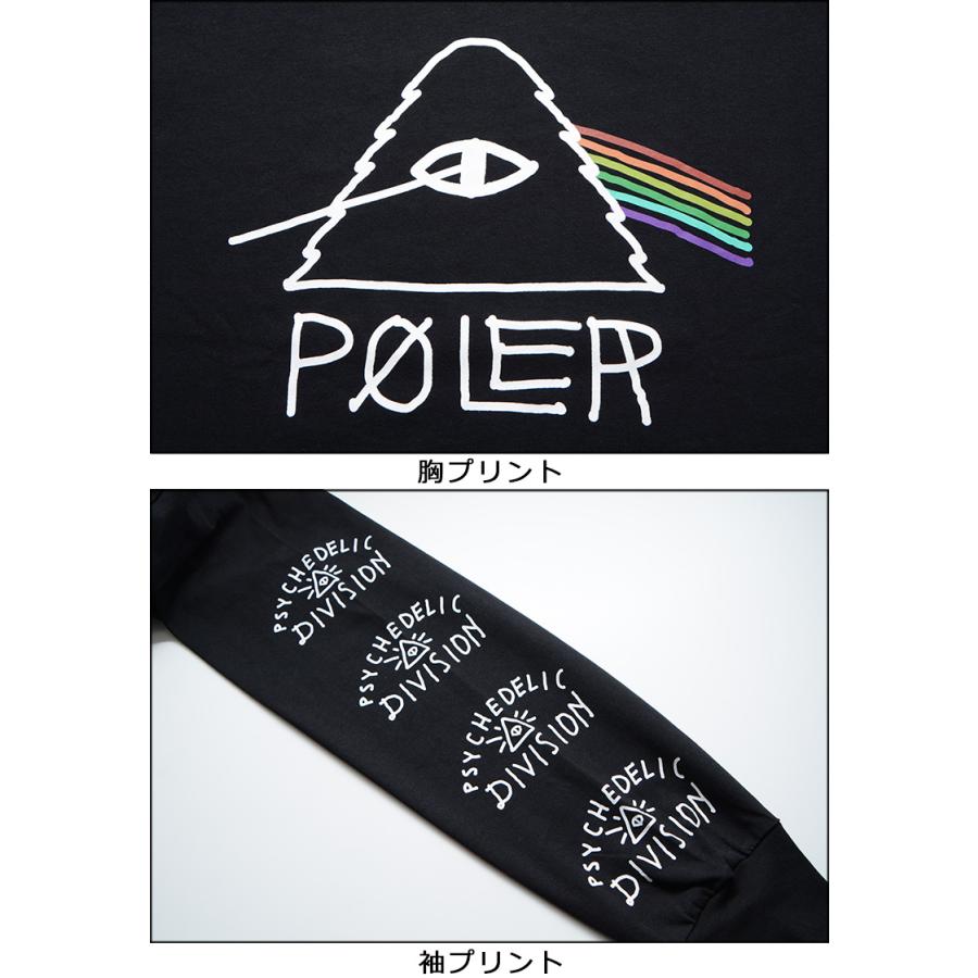 POLeR ポーラー ロンT PSYCHEDELIC RELAX FIT L/S TEE 正規取扱 POLeR ポーラー ロンT PSYCHEDELIC RELAX FIT L/S TEE 正規取扱