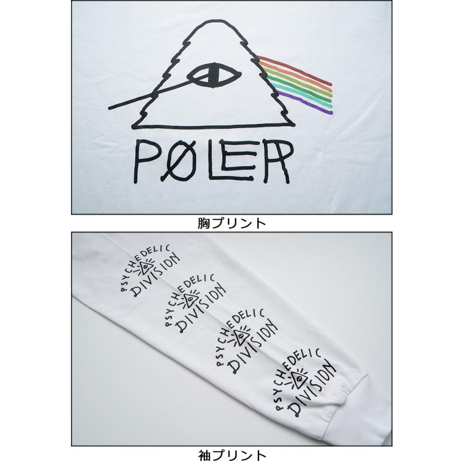 POLeR ポーラー ロンT PSYCHEDELIC RELAX FIT L/S TEE 正規取扱 POLeR ポーラー ロンT PSYCHEDELIC RELAX FIT L/S TEE 正規取扱