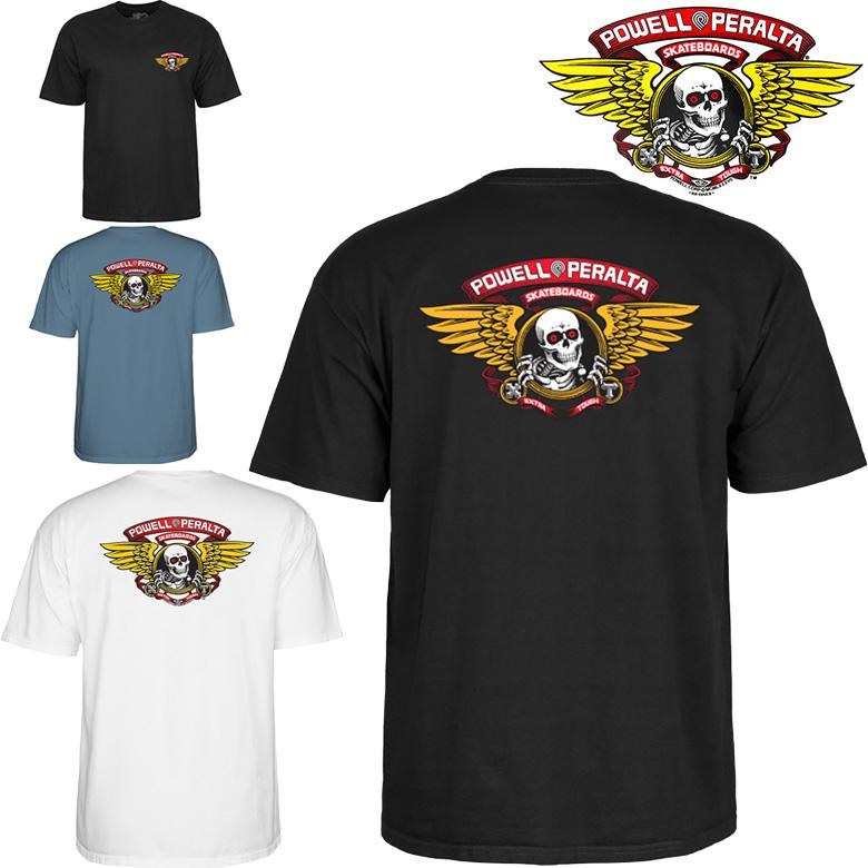おいぬ 当時物 パウエル ペラルタ ボーンズ リッパー Tシャツ POWELL（パウエル） ペラルタ Tシャツ POWELL PERALTA WINGED RIPPER