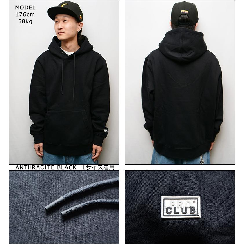 プロクラブ パーカー PRO CLUB HEAVY WEIGHT BASIC HOODIE セットアップ 対応可能 SET UP メンズ フード フーディー ビッグサイズ 無地 PROCLUB 12PC0101｜pajaboo｜08