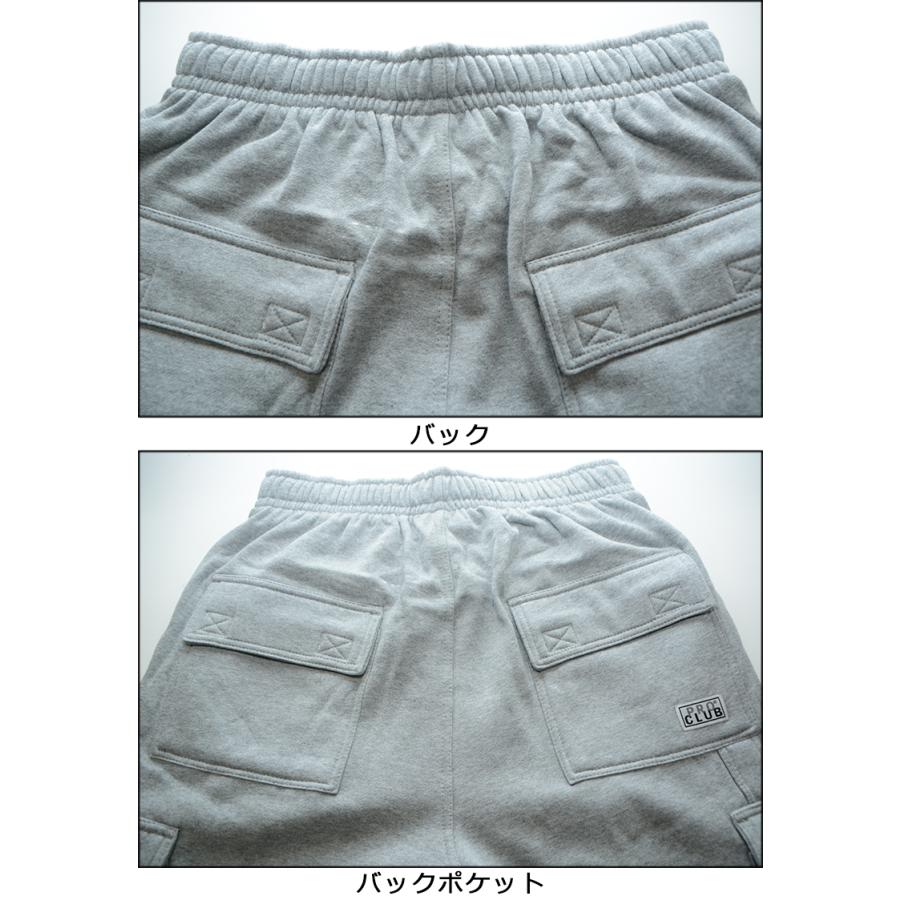 PRO CLUB（プロクラブ） ハーフパンツ PRO CLUB COMFORT FLEECE CARGO