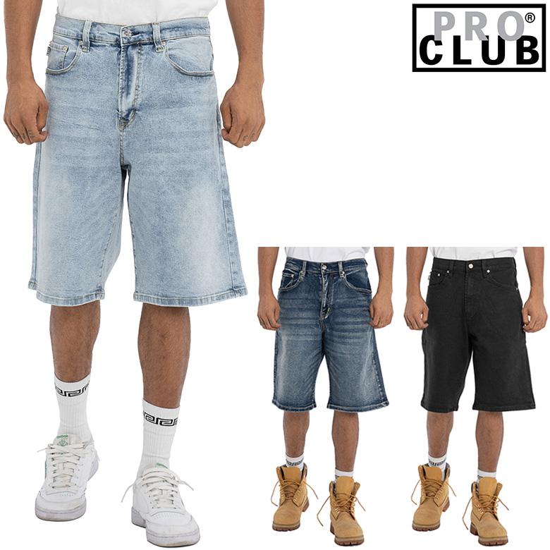 PRO CLUB（プロクラブ） ハーフパンツ PRO CLUB DENIM RELAXED SHORT