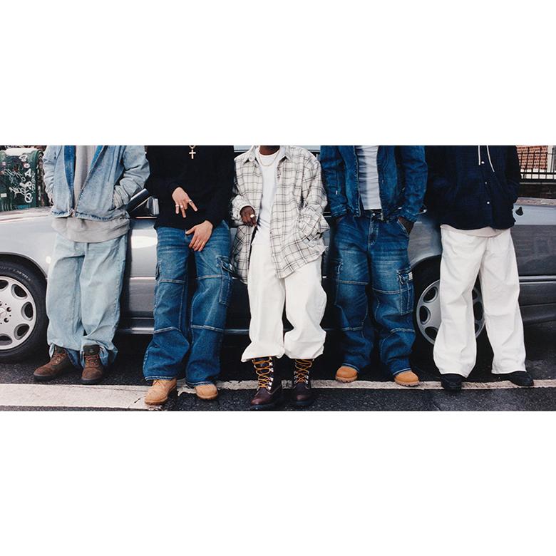 PRO CLUB プロクラブ カーゴパンツ DENIM CARGO BAGGY PANTS PRO CLUB プロクラブ カーゴパンツ DENIM CARGO BAGGY PANTS