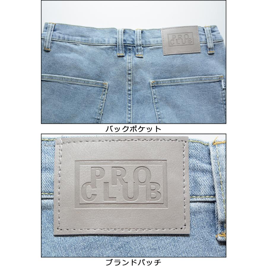 PRO CLUB（プロクラブ） ハーフパンツ PRO CLUB BAGGY DENIM CARGO 