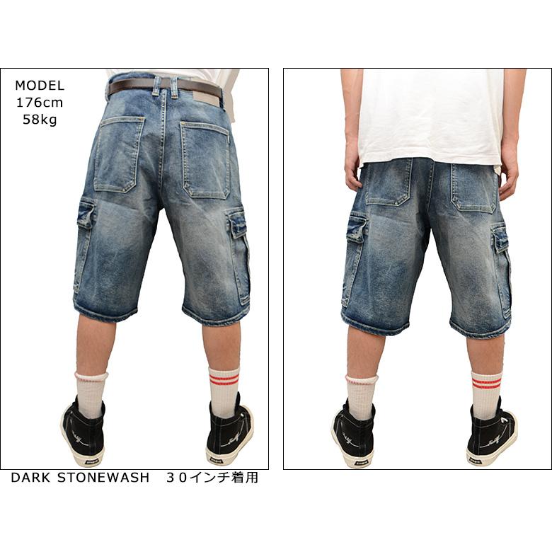 PRO CLUB プロクラブ ハーフパンツ BAGGY DENIM CARGO SHORT