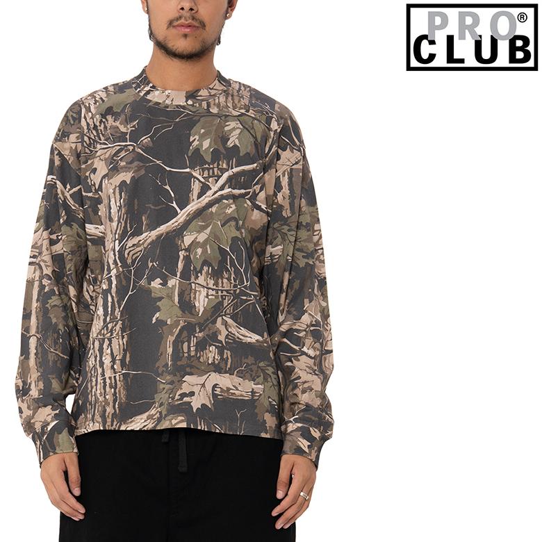 PRO CLUB（プロクラブ） Tシャツ ロンT PRO CLUB HEAVY WIDE L/S TEE