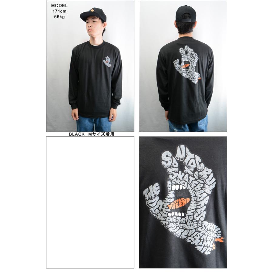 SANTA CRUZ（サンタクルーズ） ロンT SANTA CRUZ LETTER HAND L/S TEE 