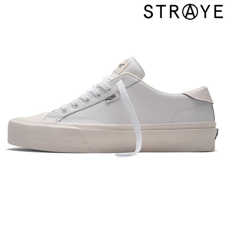 Straye Stanley White Cream 正規取扱店 ストレイ スニーカー スケート ローカット シューズ Straye Sst6476 Pajaboo 通販 Yahoo ショッピング