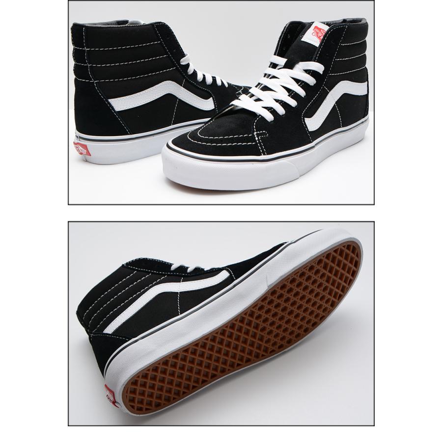 バンズ スニーカー新品 24.0 VANS バンズ スニーカー UA SK8-HI BLACK / WHITE ヴァンズ 正規