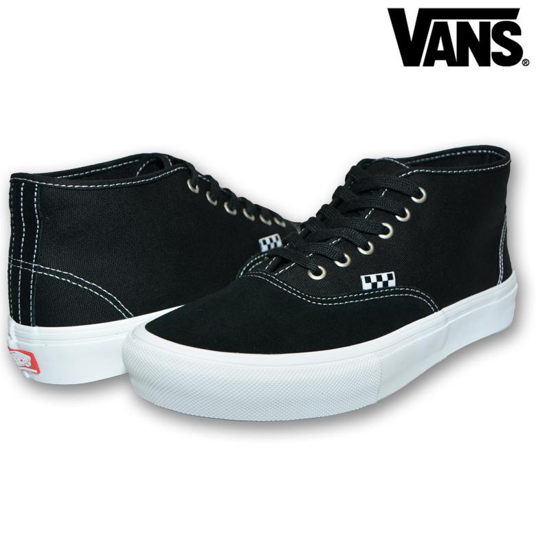 VANS（ヴァンズ） バンズ スニーカー VANS SKATE AUTHENTIC MID BLACK