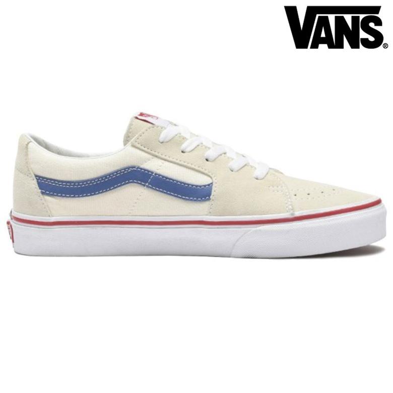 vans sk8 low classic white navy