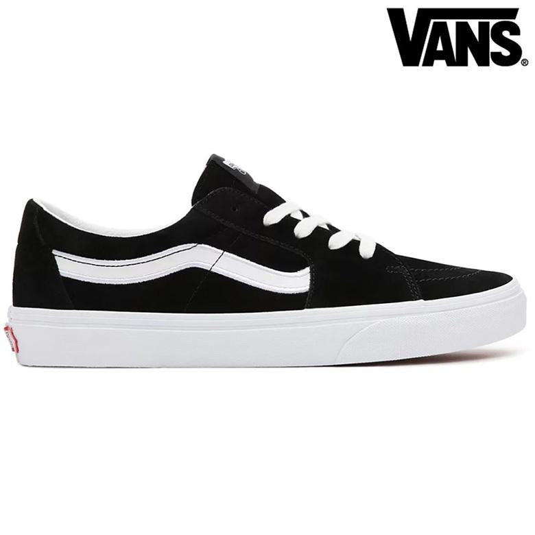 VANS SK8-LOW (VINTAGE SPORT) BLACK / TRUE WHITE ヴァンズ