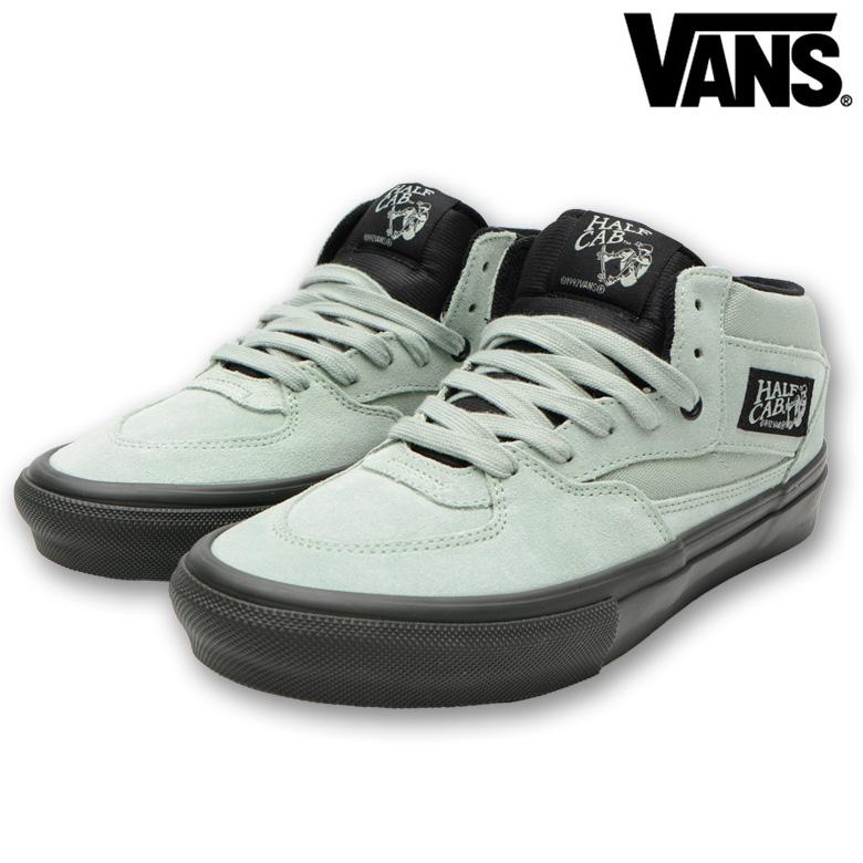 VANS HALF CAB グレー ハイカットスニーカー Vans SKATE HALF CAB Shoes Grey/White | TBB-BIKE