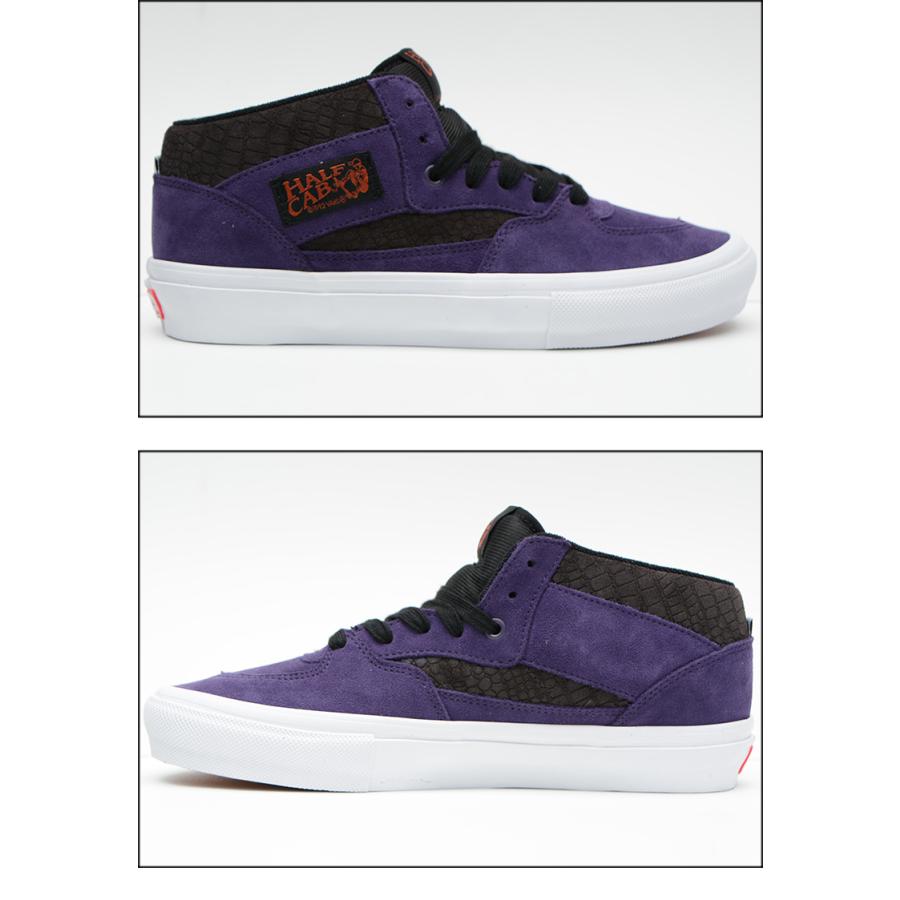 Vans スケートシューズ パープル サイズ 25.5 VANS スケートハーフキャブ バンズ スニーカー パープル