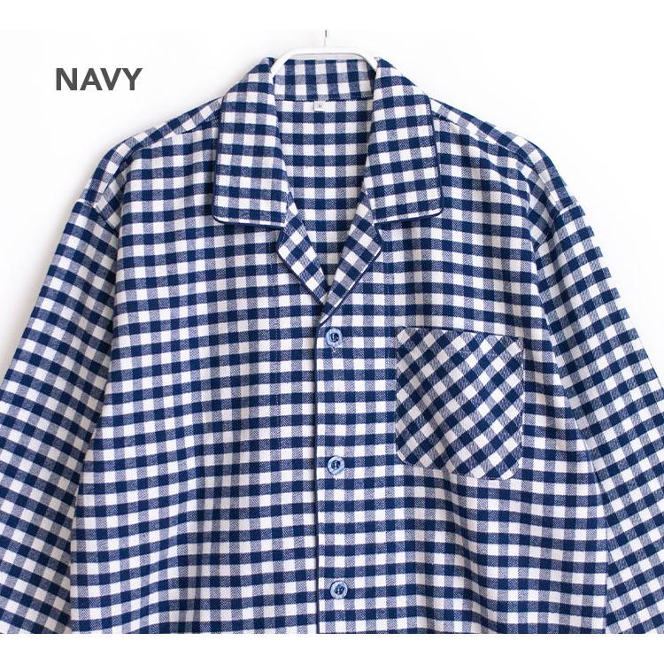 パジャマ メンズ 綿100％ 長袖 冬 前開き ボタン 厚手のネル起毛 先