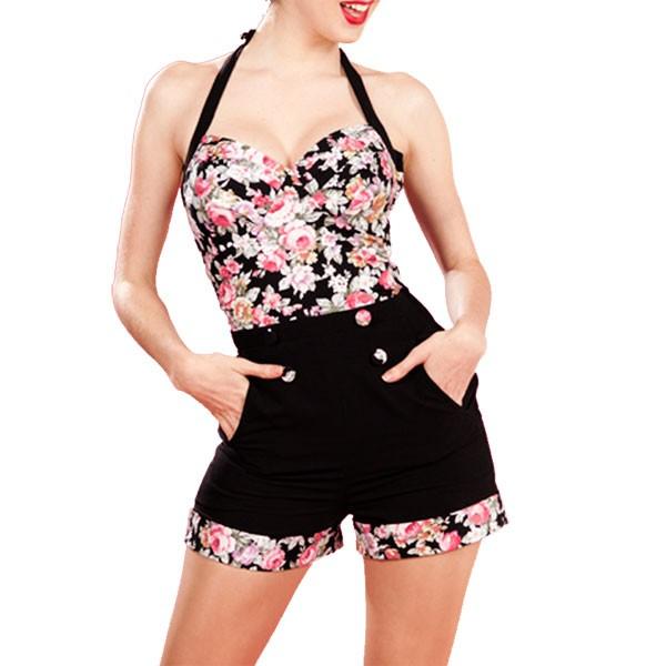 オールインワン 50年代風 Miss Candyfloss Rory Lou 707flo F B ファッション ビューティー舗 通販 Yahoo ショッピング