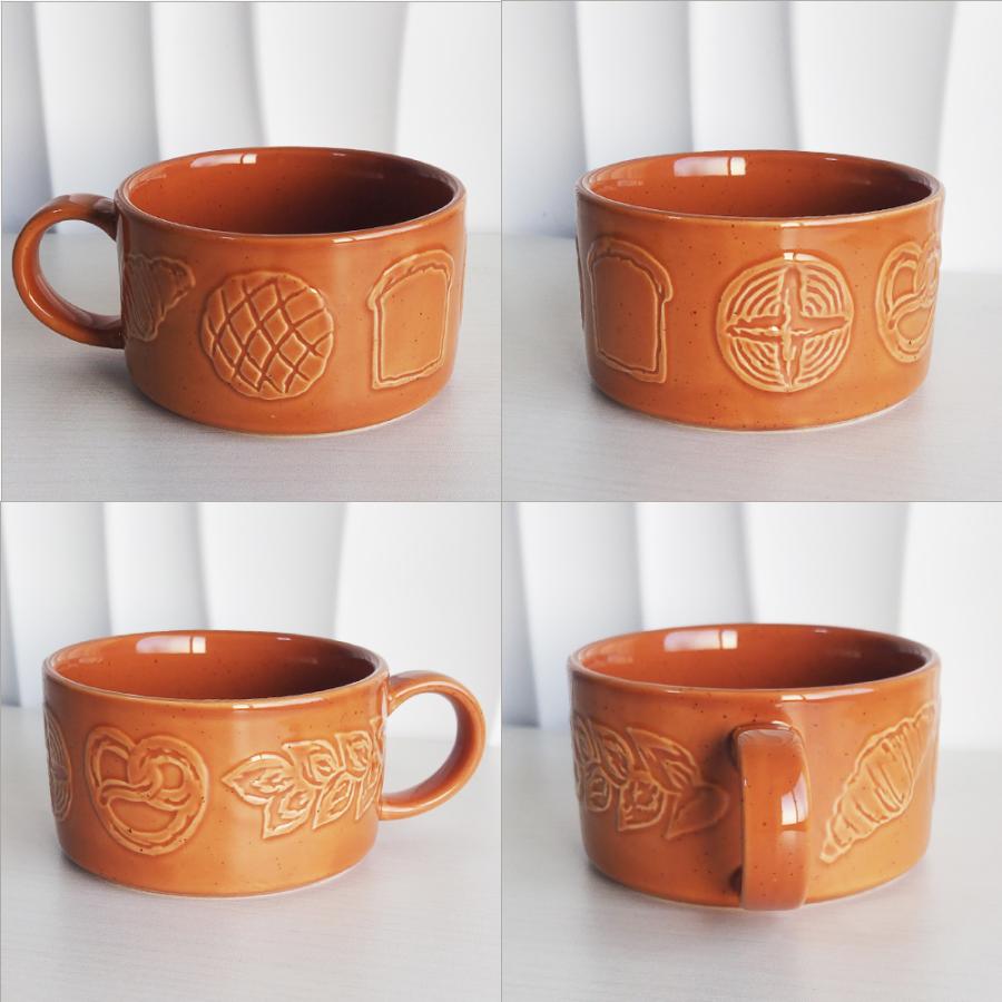 スープマグ マグカップ 330ml ビー・バゲット B.Baguette パン 柄