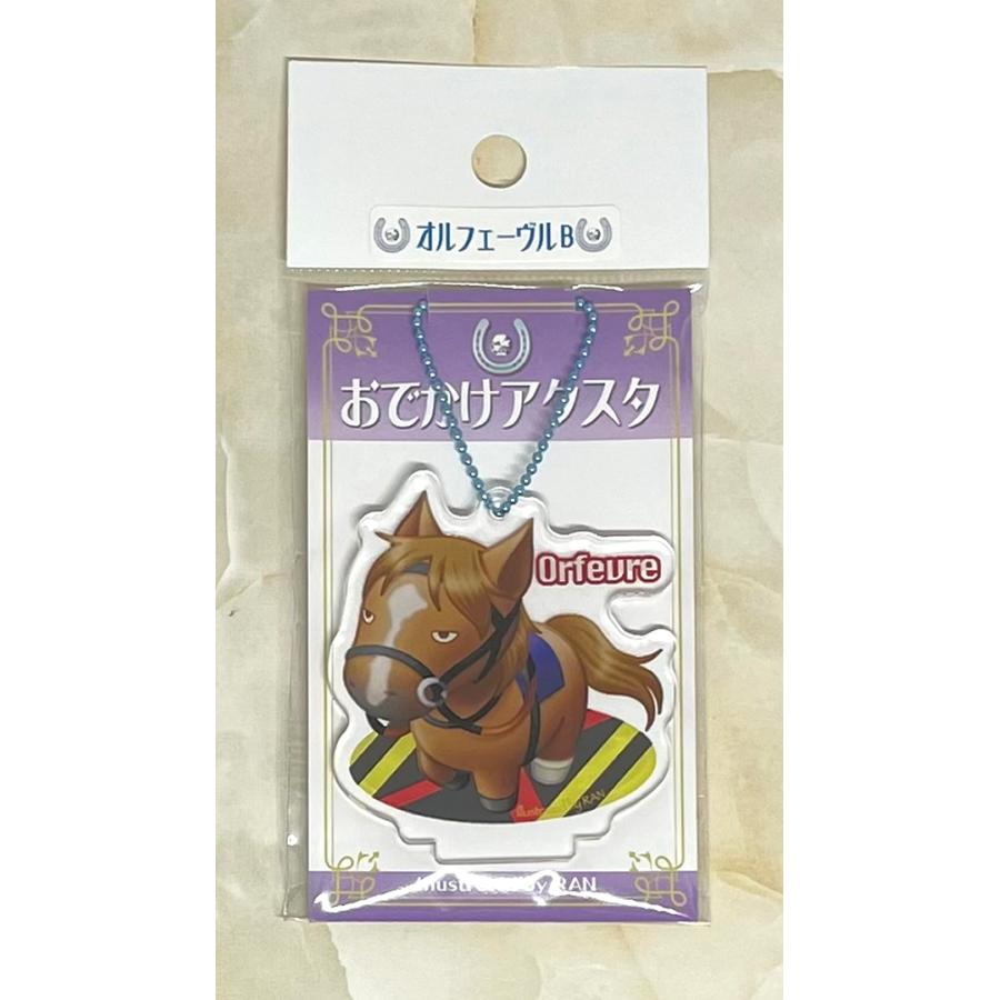競馬　オルフェーヴル　アクリルスタンド　外箱つき　その① ダービー馬列伝くじ オルフェーヴル 競馬 BIGアクリルスタンド - メルカリ