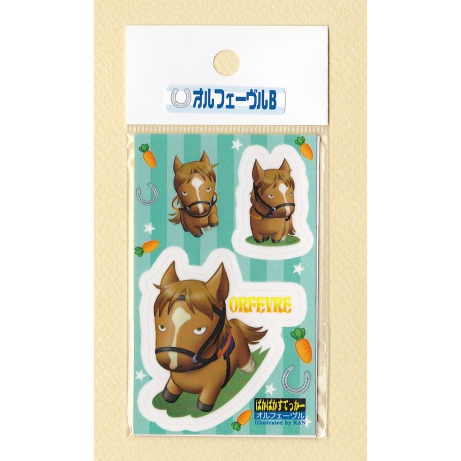 オルフェーヴル 三冠 クッキー缶 ステッカー メガネ拭き ぱかぱかすてっかー（オルフェーヴルB） : ぱかぱかしょっぷヤフー店