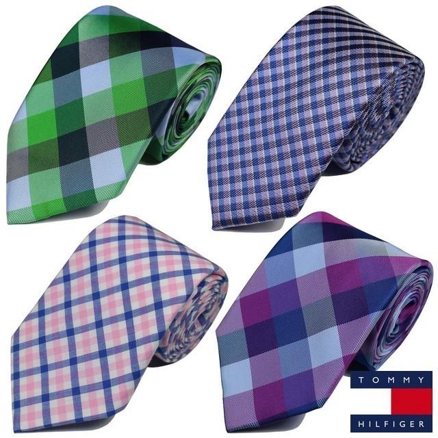 ネクタイ ブランド おしゃれ 代 30代 40代 50代 Brand プレゼント Tommy Hilfiger トミーヒルフィガー 高級 メンズ チェック ラッピング 価格